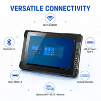Getac T800 Series 8GB Pantalla capacitiva Tablet PC para logística pública Fabricación de petróleo y gas 4G Intel Uso industrial