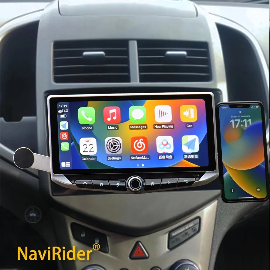 Chevrolet Aveo Sonic 2011-2015 için 2din araba radyo multimedya Video oynatıcı navigasyon GPS Android oto Autoradio CarPlay ekran