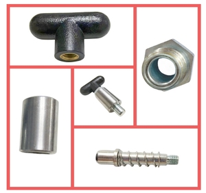 LeGood DIY OEM Poignée en T 1/2 po 1/4 po 3/8 po 5/8 po avec goupille à ressort en plastique et acier - Product Image 4