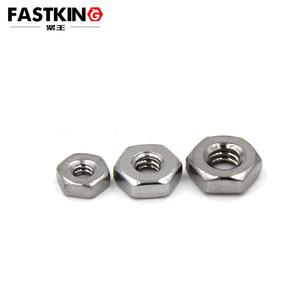Tuercas hexagonales delgadas <span class=keywords><strong>de</strong></span> acero inoxidable 304 estándar M3-M48, tipo Frosh <span class=keywords><strong>Kola</strong></span> Nut ISO4036 - Product Image 2
