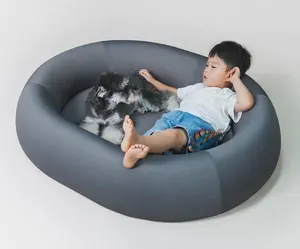Fabbricazione all'ingrosso di Amazon vendita calda Pet forniture Memory Foam impermeabile cane cane letto in lattice per cani di grandi dimensioni