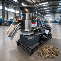 Ligne de production de granulés de bois biomasse de type nouveau à haute capacité, machine à granulés de sciure de bois biomasse à matrice annulaire