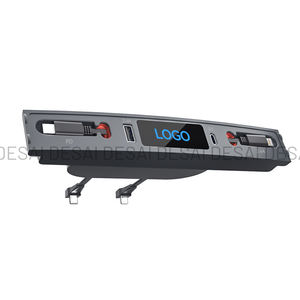 Hub de stationnement rétractable pour boîte à gants pour <span class=keywords><strong>Tesla</strong></span> Model 3/Y 2021 <span class=keywords><strong>2022</strong></span> 2023, console centrale, station d'accueil, USB, charge rapide, multiport - Product Image 1