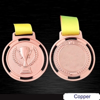 Médaille commémorative rétro en métal plaqué antique, logo personnalisé, pour sports, marathon, jeu scolaire, récompense, souvenir