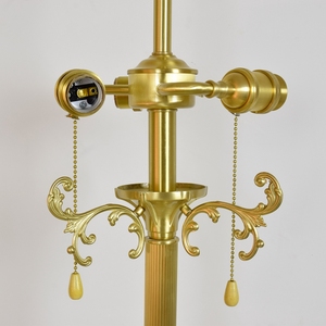 <span class=keywords><strong>Lampe</strong></span> de sol Tiffany en verre coloré rétro en cuivre et jade, <span class=keywords><strong>lampe</strong></span> d'angle unique et <span class=keywords><strong>classique</strong></span>, lumière décorative - Product Image 4