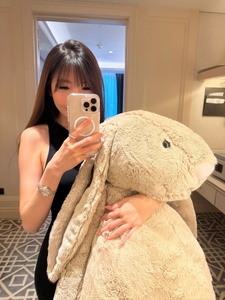 Coussin de lapin géant Jouet anti-stress super doux pour enfants Motif brodé - Product Image 4