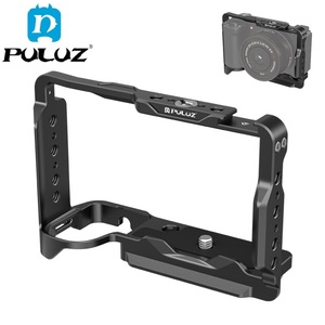 Meistverkaufter PULUZ Schwarzer Metall-Kamerakäfig-Stabilisator für Sony ZV-E10 II ZV-E10M2 Vlog Spiegellose Kamera - Product Image 1