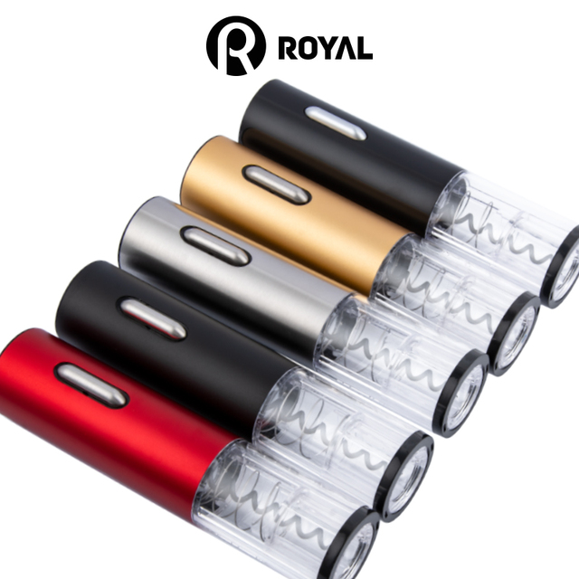 Professional Corkscrew Supplier Stainless Steel Electric Wine Bottle Opener with Foil Cutter