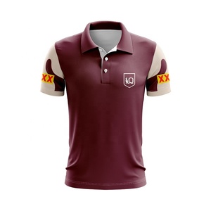 Camiseta de Rugby Personalizada 2026, Camiseta de Rugby de Poliéster Color Granate de Queensland, Pantalones Cortos, Ropa de Fútbol Americano, Impresión Sublimada - Product Image 2