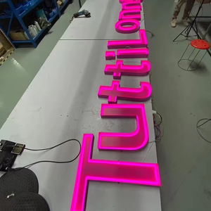 Cartellone pubblicitario esterno personalizzato impermeabile 3D Channel LED Light box segno al <span class=keywords><strong>neon</strong></span> segno di segnaletica elettronica digital signage - Product Image 1