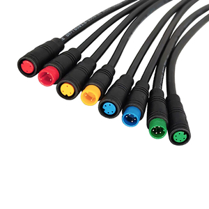 Màu đỏ mini Scooter Ebike julet M8 2 3 4 5 pin 2pin 3pin 4pin 5pin 6pin Dây cáp nam nữ cắm kết nối không thấm nước - Product Image 4