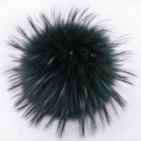 15cm grande taille fourrure pompon boule vraie fourrure de raton laveur pour bonnets fourrure pompons boule