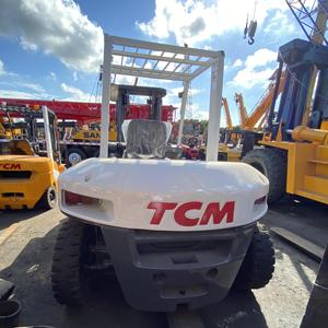 รถยกดีเซล TCM FD70 7 ตัน คุณภาพสูง สำหรับใช้งานบนพื้นที่ขรุขระ พร้อมระบบปรับระยะไฮดรอลิก มือสอง - Product Image 5