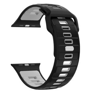 สายนาฬิกาซิลิโคนกันน้ำสำหรับเล่นกีฬา ใช้ได้กับ Apple Watch Series สายรัดข้อมือสมาร์ทวอทช์สำหรับผู้ชายและผู้หญิง - Product Image 2