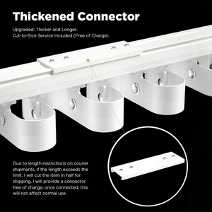 <span class=keywords><strong>Riel</strong></span> de Cortina de Aluminio Resistente ARODDY con Diseño Personalizado Ripplefold Snap Track y Cinta Adhesiva para Vendedores de Comercio Electrónico - Product Image 5