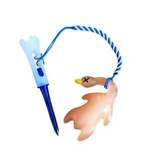 <b>Golf</b> Ball Tee With Cartoon Duck Pendant Rope Anti Loss <b>Golf</b> Tee Outdoor Training Aid - Product Image 5