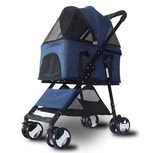 <span class=keywords><strong>Strollers</strong></span> पालतू वाहक आउटडोर Foldable वियोज्य उत्पादों के लिए ट्राली गाड़ी यात्रा तह कुत्तों पालतू घुमक्कड़ - Product Image 3
