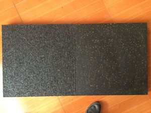 Tapis de sol en caoutchouc de haute qualité pour <span class=keywords><strong>salle</strong></span> de sport, <span class=keywords><strong>salle</strong></span> de danse, épaisseur 20 mm, noir SBR et granulés EPDM - Product Image 6
