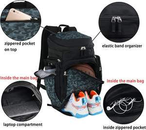 Muestra Gratuita de Mochila Deportiva de Baloncesto Personalizada de Calidad Superior con Gran Capacidad, Mochila de Viaje de un Proveedor Chino - Product Image 3