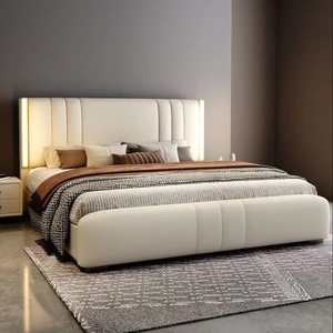 Modern Luxury Platform Bed Frame Single Wholesale <strong>Cheap</strong> Fabric Storage Wooden Double Full Twin Queen King Luxury Modern <strong>Bedframe</strong> - Product Image 3