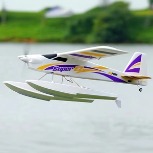 Avión <span class=keywords><strong>RC</strong></span> Amphibian Beginner <span class=keywords><strong>FMS</strong></span> 1220mm Super EZ V4 PNP con tren de aterrizaje metálico Reflex V2 y flotadores - Product Image 2