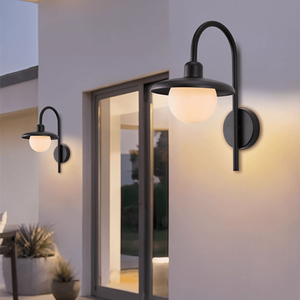 Lámpara de Pared <span class=keywords><strong>Exterior</strong></span> Moderna de Acero Inoxidable y Acrílico, Impermeable IP65, para Jardín, Patio, Villa, Iluminación Arquitectónica Minimalista - Product Image 4