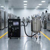 Machine de refroidissement par recirculation industrielle DLSB-300/80 300L -80°C 13hp 42kW 220/380/480V Triphasé/50Hz Refroidissement par air/eau