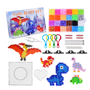 Wholesale Hot Sell Creative Fuse Ironing EVA Beads Kits Handmade <b>for</b> <b>Magic</b> DIY Hot Melt Hama Beads Kit <b>Kids</b> Toys - Product Image 2