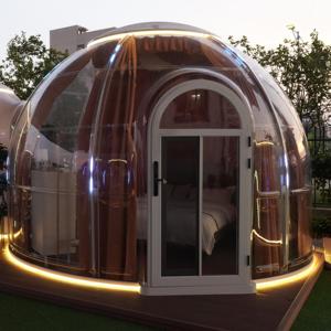 Maison <span class=keywords><strong>Bulle</strong></span> PC Isolée Moderne en Forme d'Ellipse pour Glamping Hôtelier Quatre Saisons Utilisation Extérieure - Product Image 5