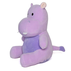 Affascinante Ippopotamo di Peluche Viola, Cartone Animato, Morbido e Sicuro per Bambini, Giocattolo Confortevole - Product Image 3