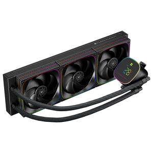 NOUVEAU Refroidisseur de processeur liquide AIO Thermalright Frozen Horizon 360 Digital ARGB Noir avec écran numérique et ventilateur PWM 360 mm pour PC de bureau gaming - Product Image 3