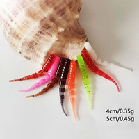 Leurres de pêche personnalisés 40mm/0.4g 50mm/0.45g, leurres souples, appâts artificiels, leurres nageurs, leurres insectes, leurres pour prédateurs, jerkbaits pour brochet