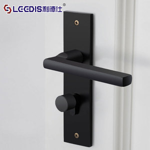 LCCDIS Lever Lock Black 7020-58 Aluminum Interior Door Lock For Solid Wood Doors - Product Image 2