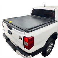 Couverture de benne électrique rétractable pour camionnettes Ford - Couvercle enroulable en aluminium étanche avec télécommande