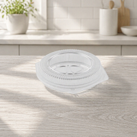 Boîte à gâteau écologique en PET transparent avec couvercle à boucle, 205 mm, 230 mm, pour petites pizzas, pâtisseries, desserts, tiramisu, emballage alimentaire