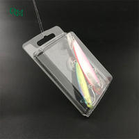 Boîte d'emballage en plastique PET PVC transparent YuXuan pour leurres de pêche souples