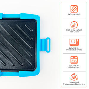 Utensilios de Cocina que Ahorran Tiempo, Máquina <span class=keywords><strong>para</strong></span> Hacer Snacks, Prensa <span class=keywords><strong>para</strong></span> Panini, Tostadora Multifuncional Desmontable, Parrilla <span class=keywords><strong>para</strong></span> <span class=keywords><strong>Microondas</strong></span>, Máquina <span class=keywords><strong>para</strong></span> Hacer Sándwiches y Tostadas - Product Image 4