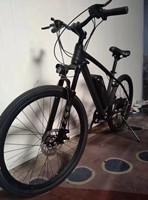 Bicicleta de Carretera WindChaser de Carbono con Batería de Litio de 10AH, Motor Central de 350W, Frenos de Disco de 7 Velocidades, Cuadro de Aleación de Aluminio