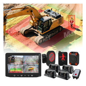 Système <span class=keywords><strong>de</strong></span> <span class=keywords><strong>caméra</strong></span> d'angle mort MCY AI avec détection <span class=keywords><strong>de</strong></span> piétons et anti-collision pour excavatrice, chargeuse sur pneus, chariot élévateur, <span class=keywords><strong>camion</strong></span> <span class=keywords><strong>benne</strong></span> - Product Image 1