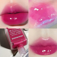 HERORANGE Verre Eau Brillant à Lèvres Miroir Hydratant Lèvres Moues Portant Maquillage Non Stick Cup Lip Plumper