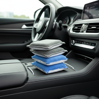 Tampon de lavage de voiture en microfibre, éponge de nettoyage intérieur pour voiture