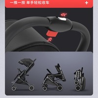 Coches Para Bebes. Poussette compacte pliable et légère Poussette pour bébé Poussette avec cadre en acier au carbone Poussettes pour bébé Landaus