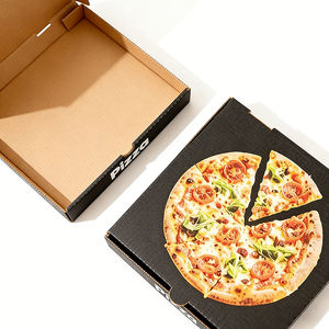 Cajas de Embalaje de Pizza Kraft Corrugadas Desechables para Alimentos con Impresión Personalizada - Product Image 6