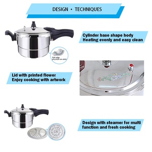 Futura lớn nhất INFRA áp lực thép không gỉ Cookware Set Explosion Proof Bếp cảm ứng tương thích - Product Image 4
