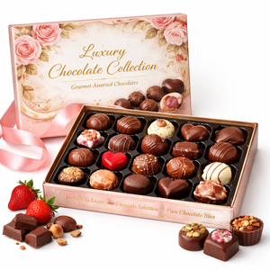 Boîtes rigides en papier d'art de luxe, emballages alimentaires recyclables, lait/sushi/<span class=keywords><strong>chocolat</strong></span>, laminage brillant/mat, revêtement UV, cadeaux personnalisables - Product Image 2