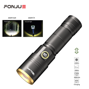 2025 New <span class=keywords><strong>LED</strong></span> chiến thuật siêu sáng có thể sạc lại lumens cao Torch ánh sáng <span class=keywords><strong>LED</strong></span> Đèn pin dài phạm vi mạnh mẽ Torch ánh sáng - Product Image 1