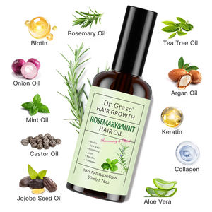 Suero Capilar <span class=keywords><strong>Herbal</strong></span> de Marca Privada, Cafeína Natural, <span class=keywords><strong>Romero</strong></span> <span class=keywords><strong>y</strong></span> <span class=keywords><strong>Menta</strong></span>, Esencias Herbales, Aceite para el Crecimiento del Cabello - Product Image 1