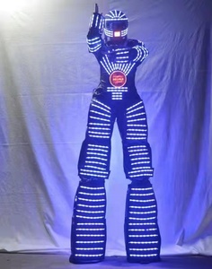 Hot Sale <strong>LED</strong> Stilts Walker <strong>LED</strong> Battery Robot Costume <strong>Clothing</strong> for TV Show/Event Party DJ <strong>LED</strong> Performance Costume <strong>LED</strong> Suit - Product Image 6