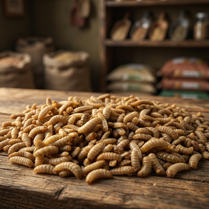 Larvas de Mosca Soldado Negra Secas Premium al por Mayor, Buen Precio, Ecológicas, Biodegradables, Envío a Todo el Mundo, Alimento para Peces Koi - Product Image 2