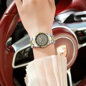 Montre pour femmes POEDAGAR, élégante, avec affichage de la date et du jour, montre à quartz en acier inoxydable, lumineuse, étanche, montres pour femmes, Reloj - Product Image 2